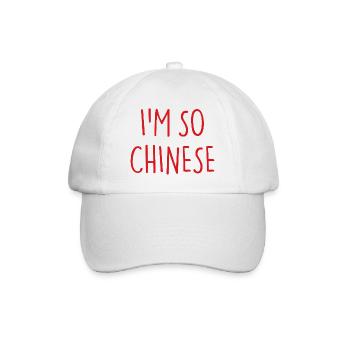 JE SUIS TELLEMENT CHINOIS - Casquette classique - blanc/blanc - Devant