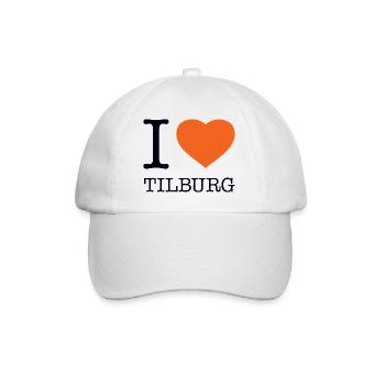 I LOVE TILBURG - Baseball Cap - white/white - Front