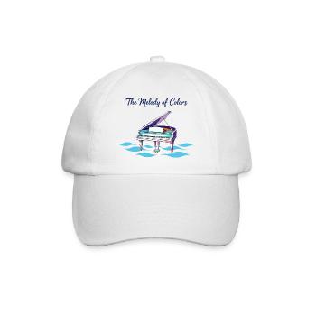 The Melody of Colors - Casquette classique - blanc/blanc - Devant
