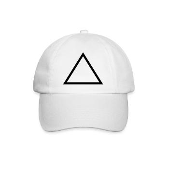 Triangle - Baseball Cap - white/white - Front