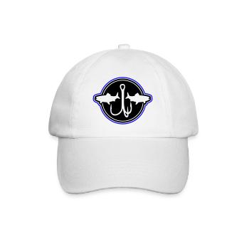 Fish Fishing Fishing Hooks - Baseball Cap - white/white - Front