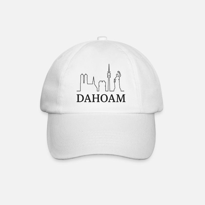 DAHOAM - Baseballkappe - Weiß/Weiß