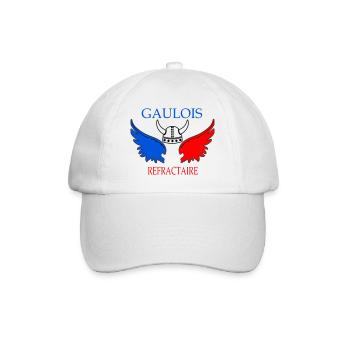 Tricolor wings of Refractory Gauls - Baseball Cap - white/white - Front