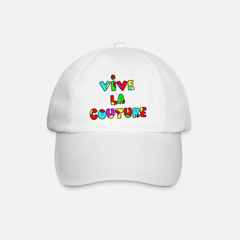 LONG LIVE COUTURE! - Baseball Cap - white/white
