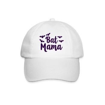 Bat Mama – Bat Mother Statement - Baseball Cap - white/white - Front