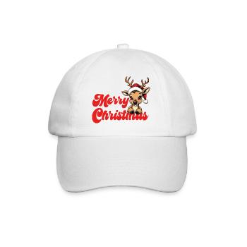 Noël de rennes Joyeux Noël - Casquette classique - blanc/blanc - Devant