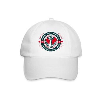 Faith love hope - Baseball Cap - white/white - Front