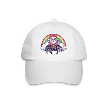 Tarantula Weihnachtsmann Weihnachten - Baseballkappe - Weiß/Weiß - Vorne