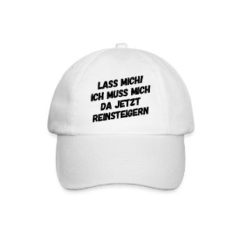 Laisse-moi faire, je dois m’y mettre - Casquette classique - blanc/blanc - Devant