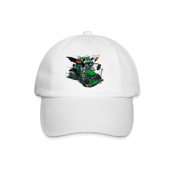 0968_Groene_Trekker_6630-V2 - Casquette classique - blanc/blanc - Devant