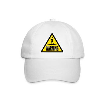 Avertissement Sportif Basket-ball Signal d’avertissement - Casquette classique - blanc/blanc - Devant
