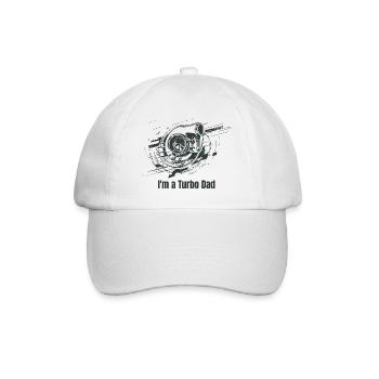 Turbo Vader Motordesign - Baseballkappe - Weiß/Weiß - Vorne