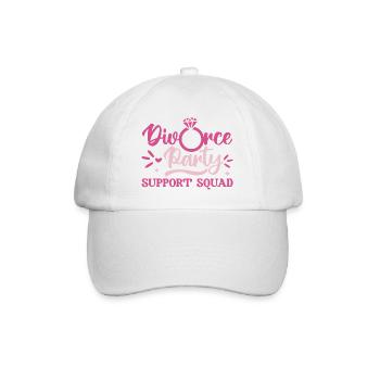 Fête de Divorce Copines Rupture Couple Divorcée - Casquette classique - blanc/blanc - Devant
