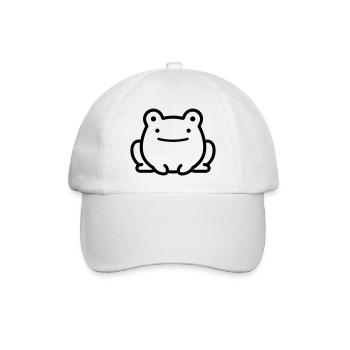 frog - Baseball Cap - white/white - Front