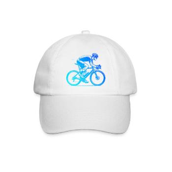 Conception de vélo de route compact pour vélo de route - Casquette classique - blanc/blanc - Devant