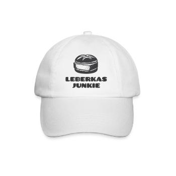 Leberkäs Junkie - A dicke Scheim is Pflicht! - Baseball Cap - white/white - Front