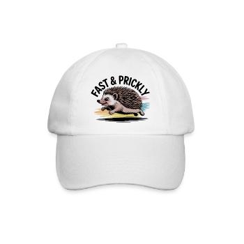 Bunter Sprint-Igel - Baseballkappe - Weiß/Weiß - Vorne
