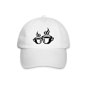 Coffee Symbol Coffee - Baseball Cap - white/white - Front