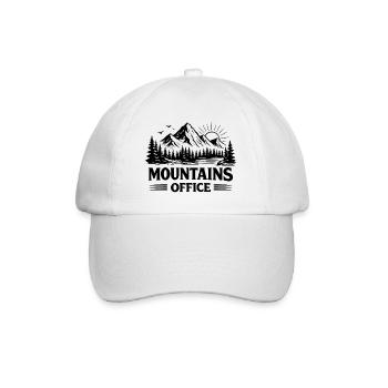Mountains Office Mountain Lovers Adventure - Baseball Cap - white/white - Front