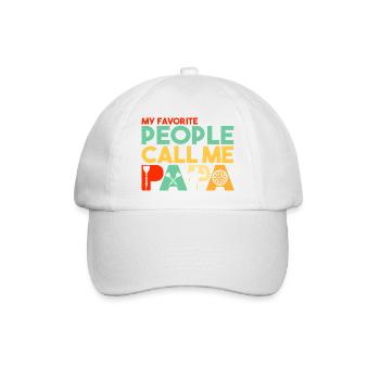 Favorite People Call Me Papa Darts Master - Baseball Cap - white/white - Front