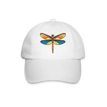 Sonnenflügel Drachenfliege - Baseballkappe - Weiß/Weiß - Vorne