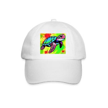 tortue - Casquette classique - blanc/blanc - Devant