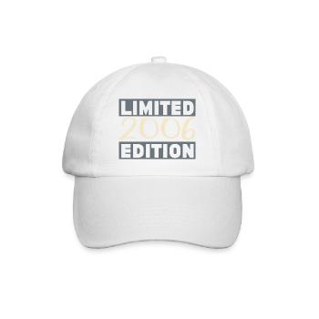Millésime 2006, Cadeau D'anniversaire 20 Ans - Casquette classique - blanc/blanc - Devant