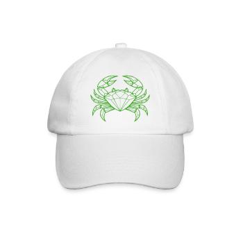 Cancer – Protection et force - Casquette classique - blanc/blanc - Devant