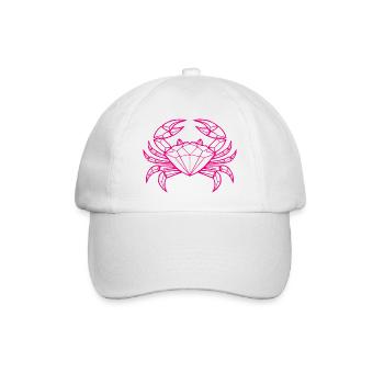 Cancer – Protection et force - Casquette classique - blanc/blanc - Devant