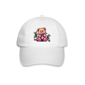 Cute Bear Bear Gift Birthday - Baseball Cap - white/white - Front