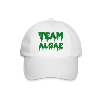 Team Algae - politisches Statement - Baseballkappe - Weiß/Weiß - Vorne