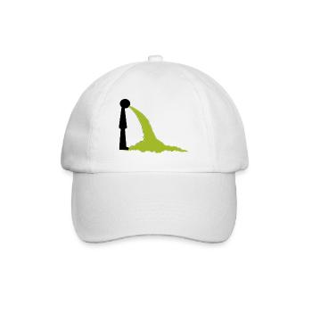 Chemise d’escalade – Motif de fête drôle - Casquette classique - blanc/blanc - Devant