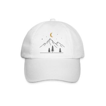 Montagnes Lune - Casquette classique - blanc/blanc - Devant