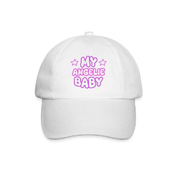 Cadeau pour Angelie - Casquette classique - blanc/blanc - Devant