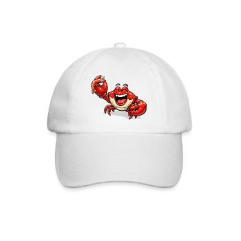 Cancer Laughing - Baseball Cap - white/white - Front