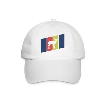 Antelope Silhouette Africa - Baseball Cap - white/white - Front