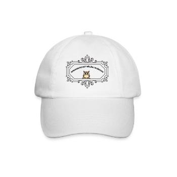 Introverted But Willing To Discuss | Funny Introve - Baseball Cap - white/white - Front