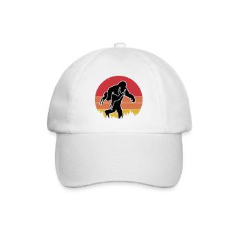 Humour vintage de l’antilope de Bigfoot - Casquette classique - blanc/blanc - Devant