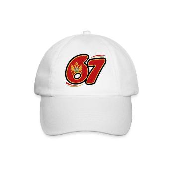 67 Montenegro Edition - Baseball Cap - white/white - Front