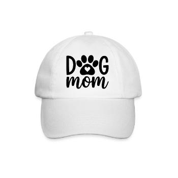 Dog Mom - Baseball Cap - white/white - Front
