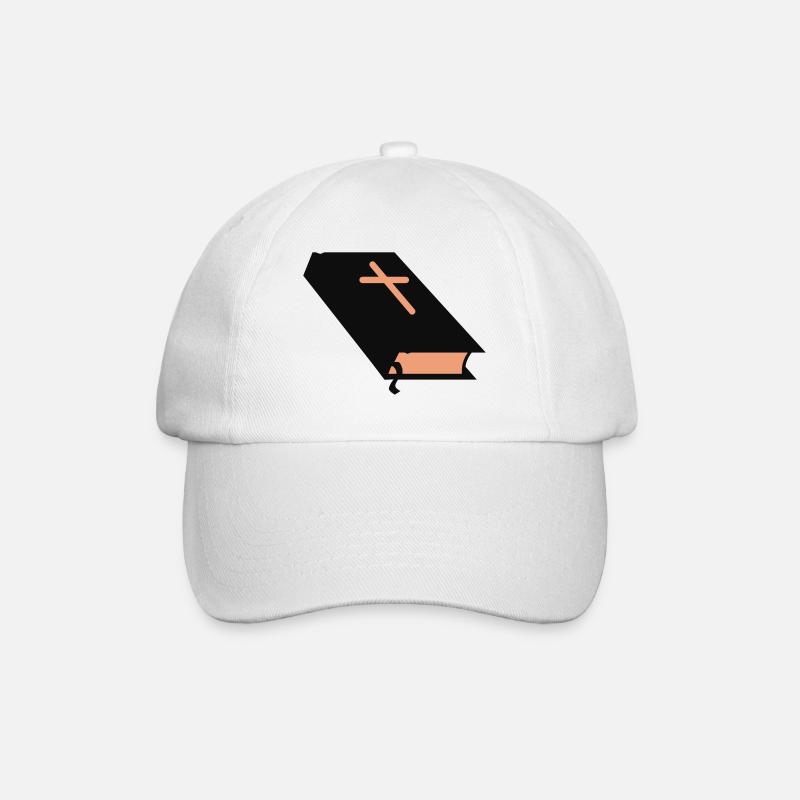 Bible - Baseball Cap - white/white