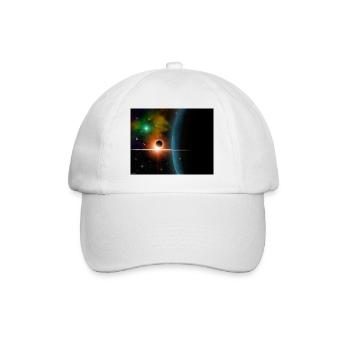 Planete - Casquette classique - blanc/blanc - Devant