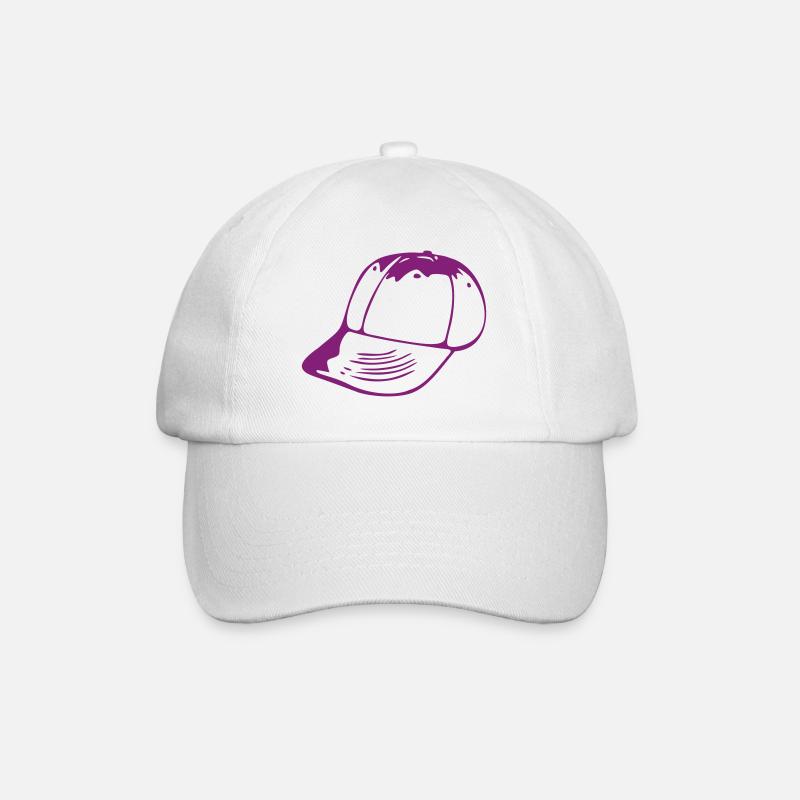 mütze - Baseballkappe - Weiß/Weiß