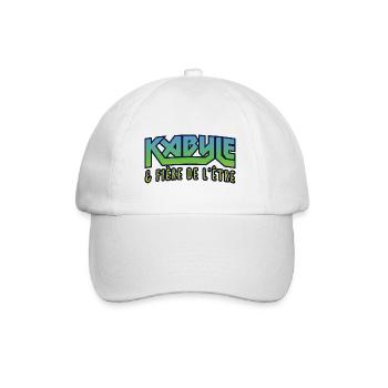 Kabyle et Fière d'être - Casquette classique - blanc/blanc - Devant