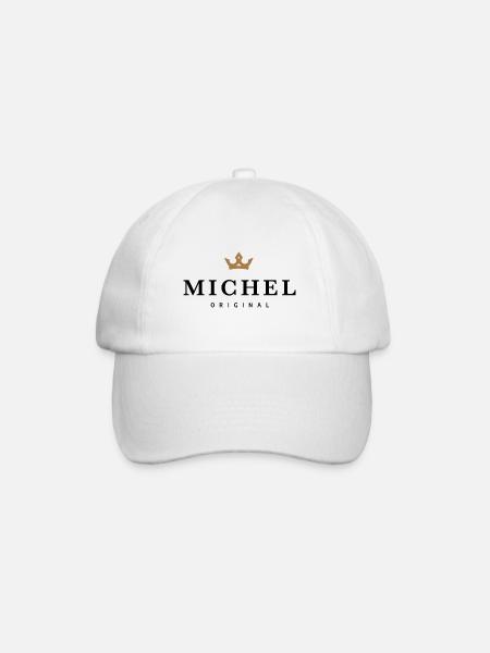 Michel - Baseballkappe - Weiß/Weiß