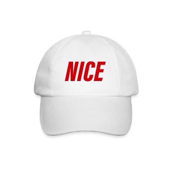 Nice - Baseball Cap - white/white - Front