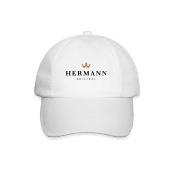 Hermann - Baseballkappe - Weiß/Weiß - Vorne