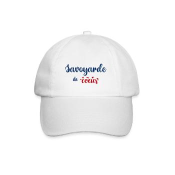 Savoyarde de coeur - Casquette classique - blanc/blanc - Devant