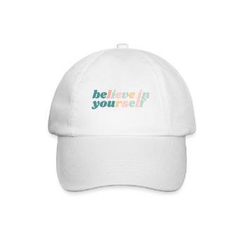 Croyez en vous - Soyez chrétien - Casquette classique - blanc/blanc - Devant