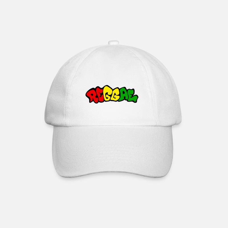 reggae - Casquette classique - blanc/blanc